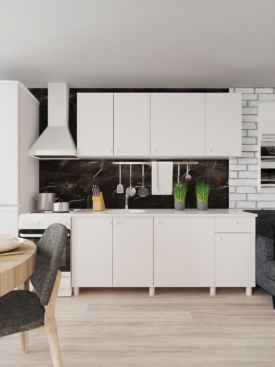 Кухонный гарнитур прямой