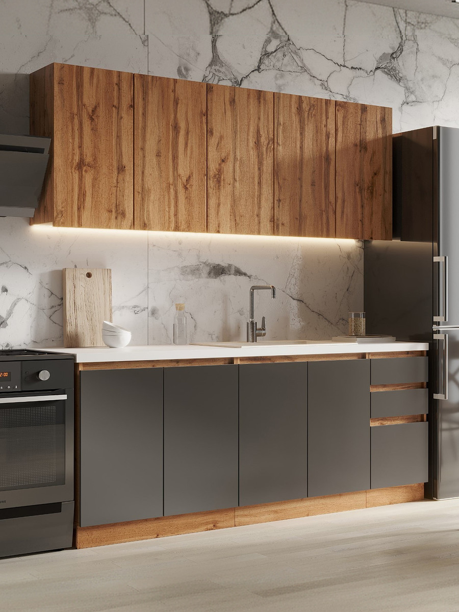 Кухонный гарнитур прямой