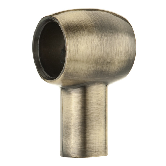 держатель для рейлинга Т-образный античная бронза