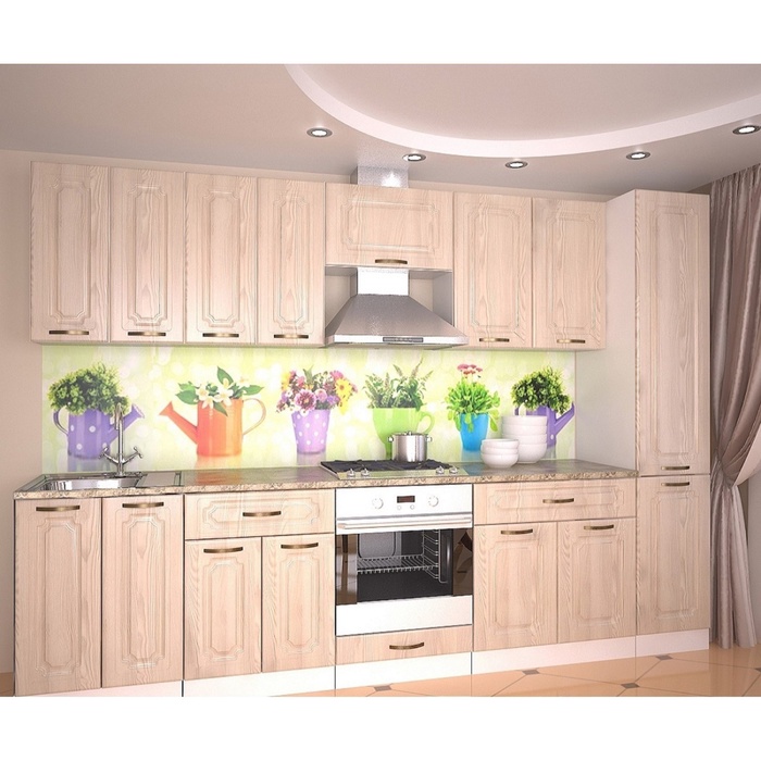 Кухонный гарнитур прямой «Премьера 15», 3000 мм, цвет акация