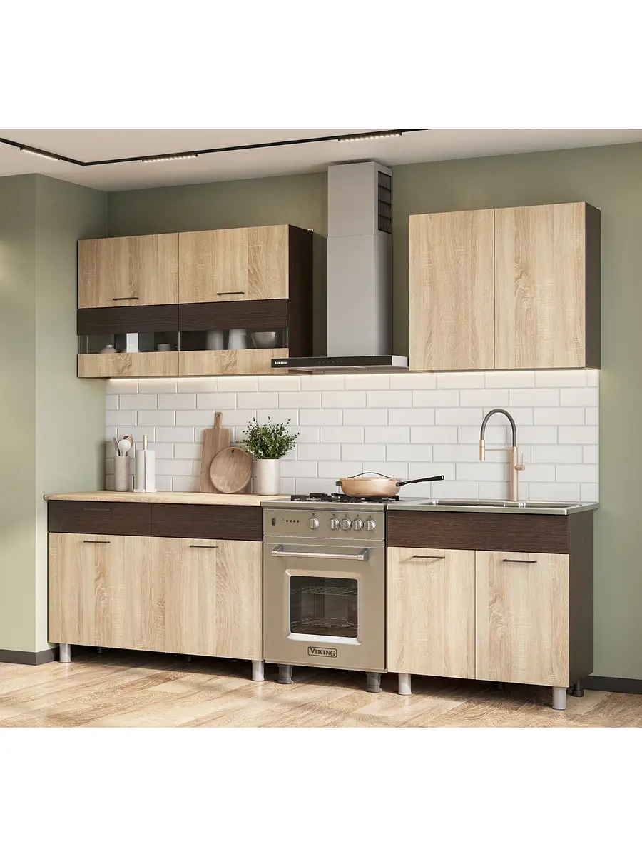 Кухонный гарнитур прямой