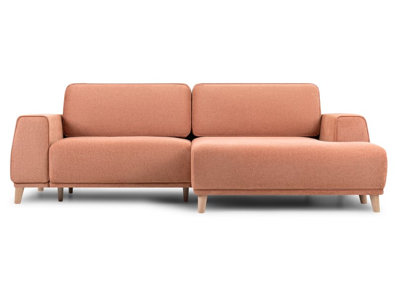 Диван угловой Ларонсо Шенилл Терракотовый
