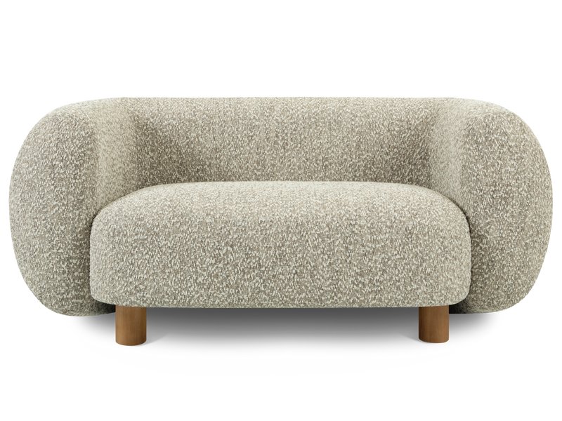 Диван прямой Лонди Букле Бежевый