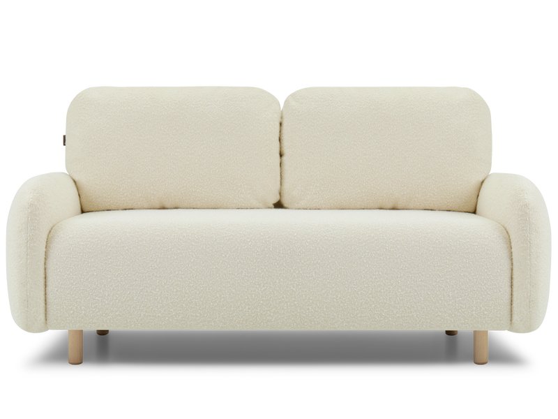 Диван прямой Массе-М Мини Букле Молочный