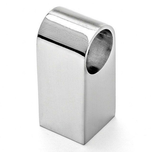 держатель для рейлинга прямой хром 2шт