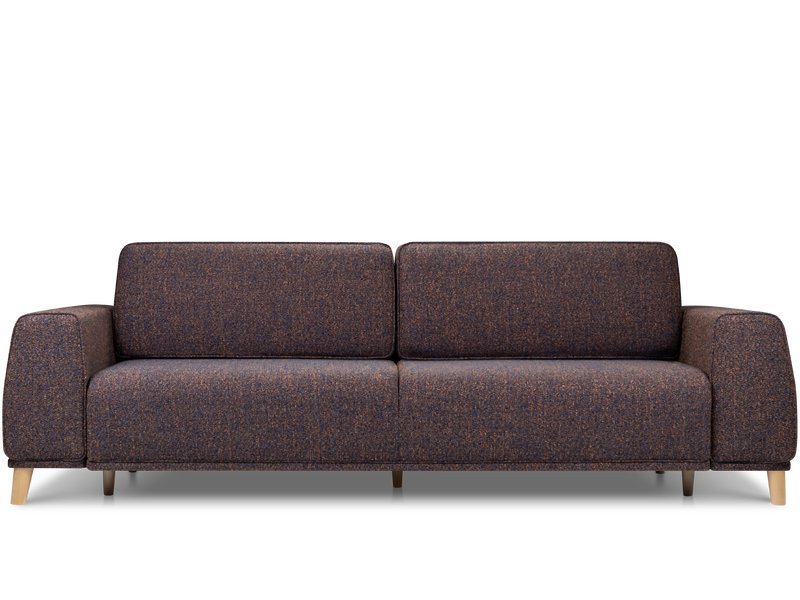 Диван прямой Ларонсо Рогожка Темно-синий