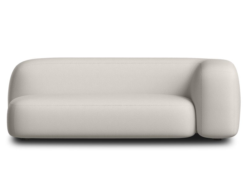 Диван прямой Риббл-10 Букле Молочный