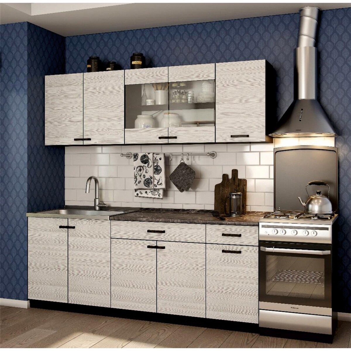 Кухонный гарнитур прямой