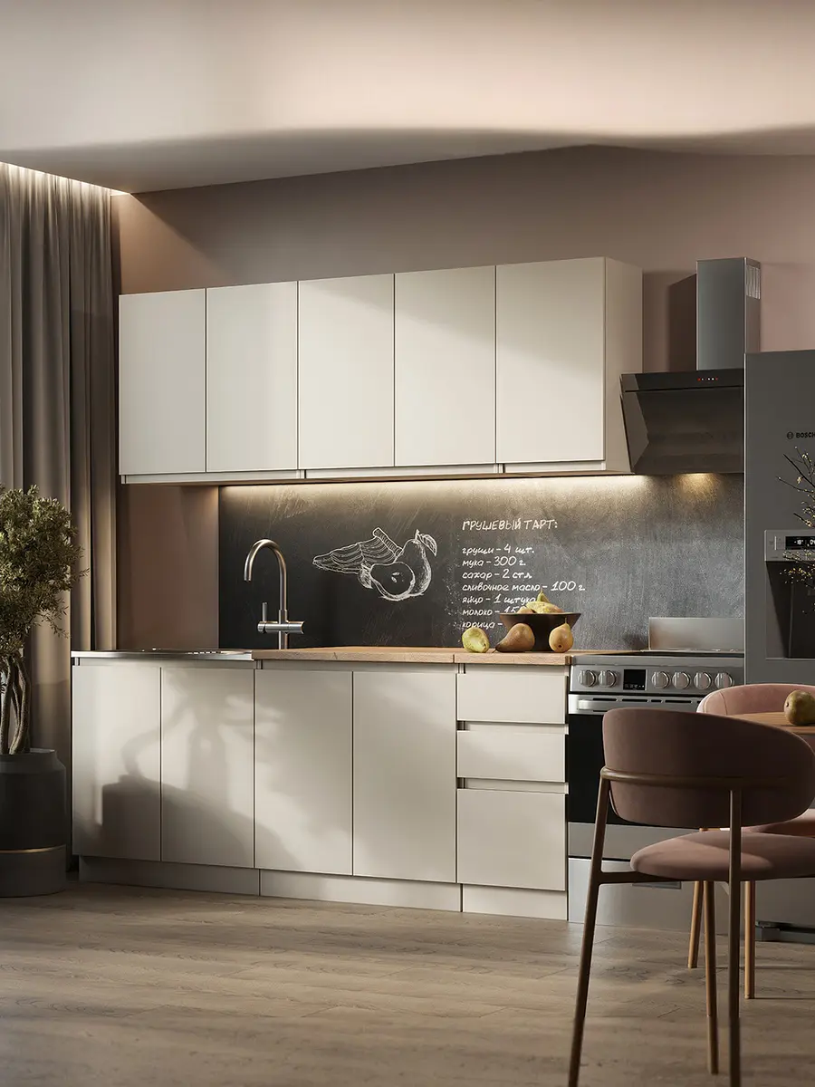 Кухонный гарнитур прямой