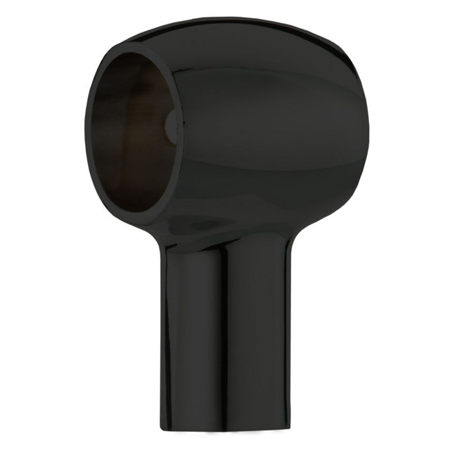 держатель для рейлинга Т-образный черный матовый