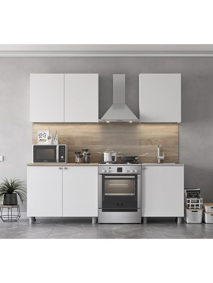 Кухонный гарнитур прямой